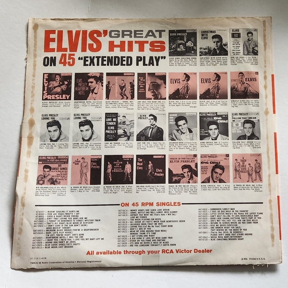 Elvis Presley Roustabout Vinyl Record - Picture 3 of 6